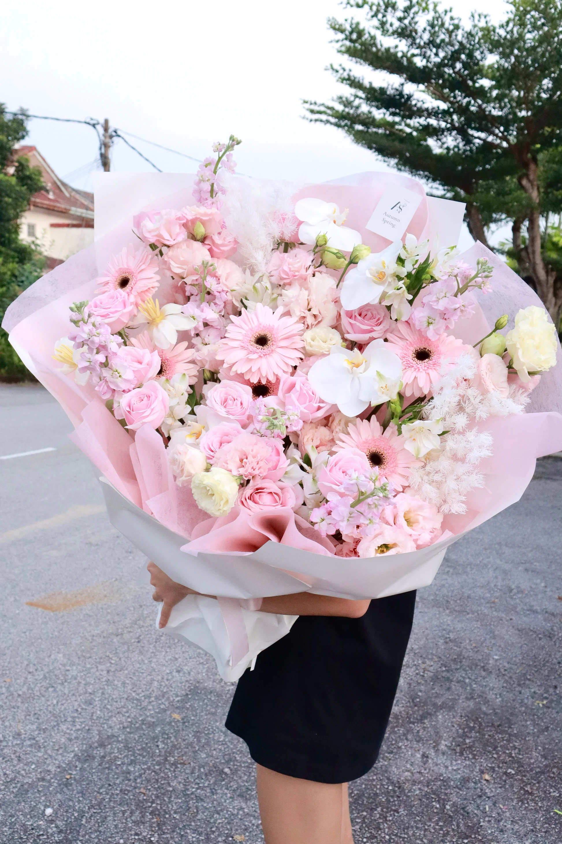 Fleur Club Cộng đồng — bó hoa hồng phấn